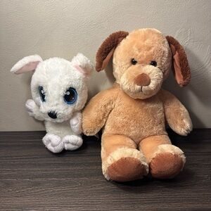 Build A Bear - Peanut Butter Pup and Little Tikes warming Puppy